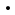 Navigation bullet point